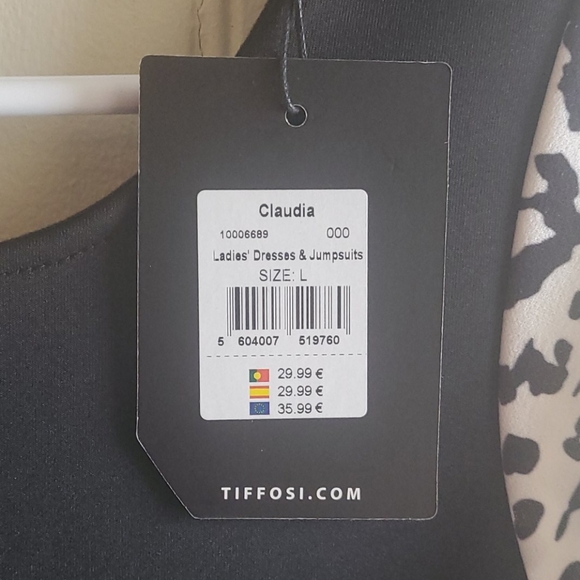 Tiffosi Evolution Denim Claudia dress size L NWT - Picture 3 of 4